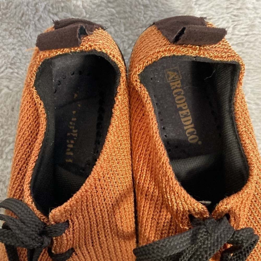 Arcopedico Knit LS Shoe Women's 8 Orange - Picture 6 of 6